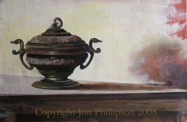 Painting titled "yet_dost_thou,_dark…" by Jon Phillipson Brown, Original Artwork, Other