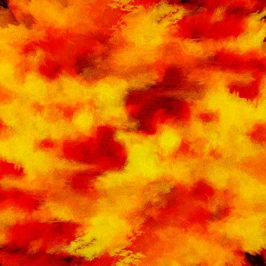 Digitale Kunst mit dem Titel "Inferno" von Jon Woodhams, Original-Kunstwerk, Digitale Malerei