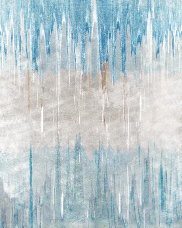 Arts numériques intitulée "Arctic Blues" par Jon Woodhams, Œuvre d'art originale, Peinture numérique