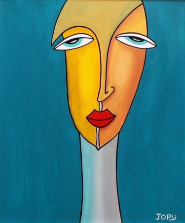 Painting titled "Axel" by Jopy, Original Artwork, Acrylic
