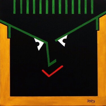 Malerei mit dem Titel "Paco Smile" von Jopy, Original-Kunstwerk, Acryl