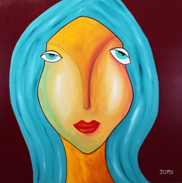 Painting titled "Pénélope" by Jopy, Original Artwork, Acrylic