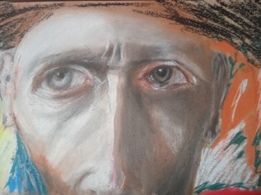 Картина под названием "men" - Jora Poshytilo, Подлинное произведение искусства, Пастель