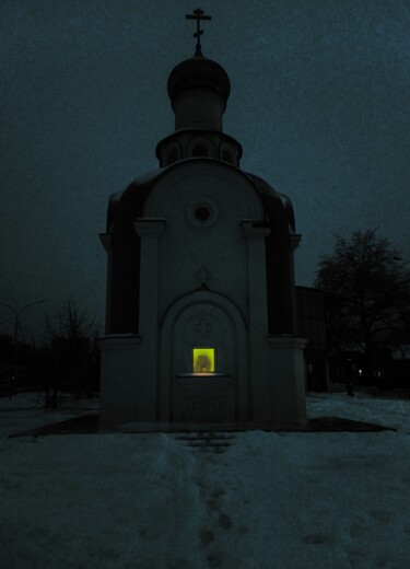 Photographie intitulée "church" par Jora Poshytilo, Œuvre d'art originale, Photographie manipulée