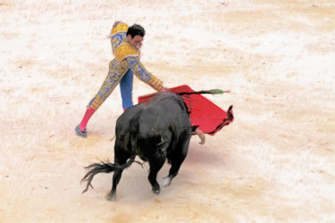 Photographie intitulée "corrida 1" par Robert Jordan, Œuvre d'art originale