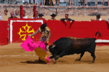 Fotografie getiteld "corrida3" door Robert Jordan, Origineel Kunstwerk