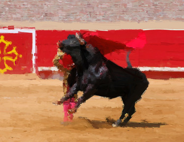 Photographie intitulée "corrida4" par Robert Jordan, Œuvre d'art originale