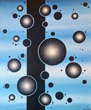 Painting titled "COSMIC MINIMAL" by Jordi Bofill, Original Artwork, Acrylic