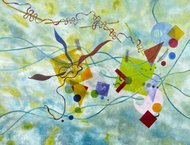 Malerei mit dem Titel "Sinfonica" von Jordi Mimó, Original-Kunstwerk, Öl