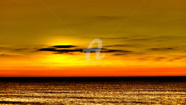 Fotografia intitolato "GOLDEN SEA" da Jorg Becker, Opera d'arte originale
