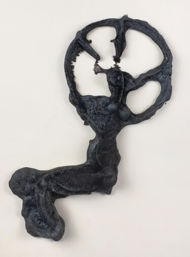 Sculpture titled "Somnambul" by Jörg Herold, Original Artwork, Metals