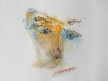 Painting titled "Asombro (Astonishme…" by Jorge Chaves, Original Artwork, Pastel