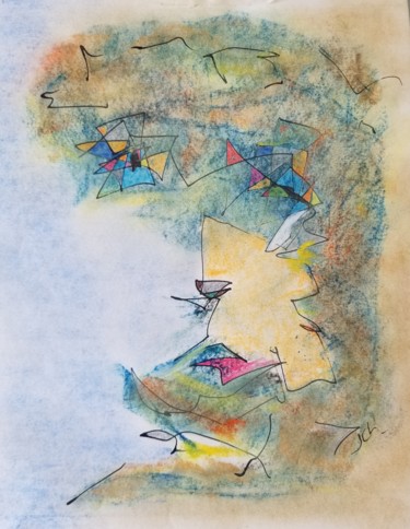 Peinture intitulée "Transparencia (Tran…" par Jorge Chaves, Œuvre d'art originale, Pastel