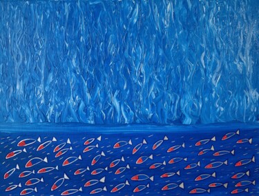 Painting titled "The Gulf Stream Kee…" by Jorge Gonzalez, Original Artwork, Acrylic