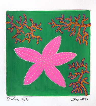 Painting titled "Starfish 11/12" by Jorge Gonzalez, Original Artwork, Acrylic
