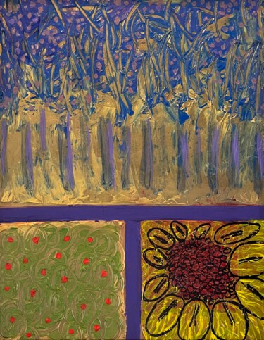 Pittura intitolato "Ventanas: Amanecer…" da Jorge Gonzalez, Opera d'arte originale, Acrilico Montato su Telaio per barella i…