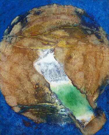 Peinture intitulée "Piel de agua II" par Jorge Mejías, Œuvre d'art originale, Acrylique