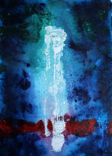 Painting titled "La luz de tu cuerpo" by Jorge Mejías, Original Artwork, Acrylic