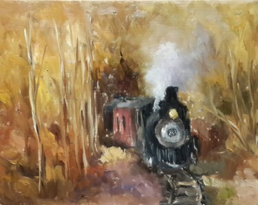 Pintura titulada "Tren" por Jorge Pizzanelli, Obra de arte original, Oleo