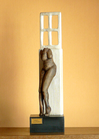 Sculpture titled "" SUBYACE "" by Jorge R. Barboza, Original Artwork, Wood
