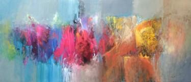 Malerei mit dem Titel "Espacio y formas in…" von Jorge Gustavo Romero Rodríguez, Original-Kunstwerk, Öl Auf Keilrahmen aus H…