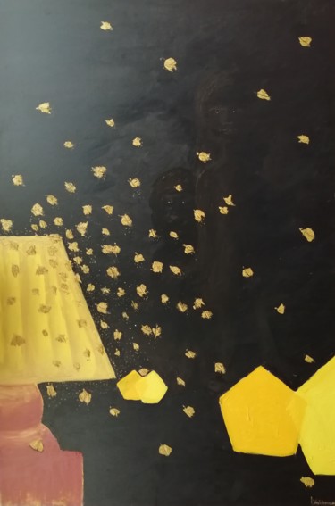 Pintura titulada "Polillas" por Jorge Valderrama, Obra de arte original, Oleo