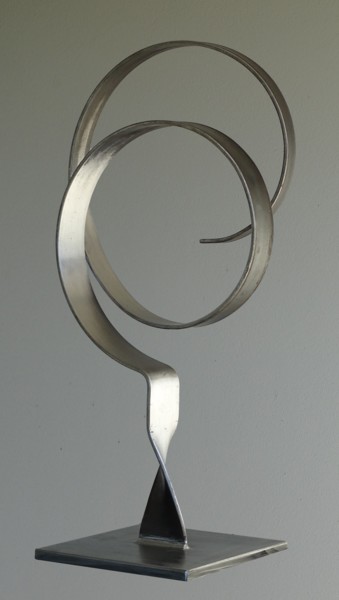 Sculpture titled "Soul (Alma)" by Jorge Braga, Original Artwork, Metals