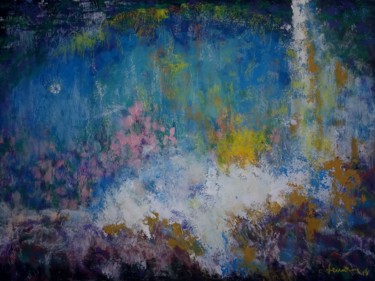 Painting titled "Firmament. Gloire à…" by Jorge Ferreira, Original Artwork, Pastel