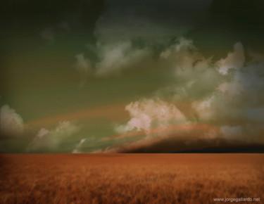 Digitale Kunst mit dem Titel "autumn-wheat-fields…" von Jorge Gallardo, Original-Kunstwerk, Digitale Malerei