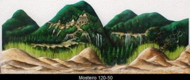 Pintura intitulada "mosteiro" por Jorgemiguele, Obras de arte originais, Óleo