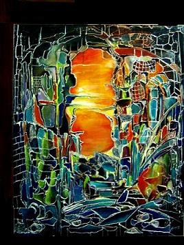 Pintura titulada "abstracto" por Jorgemiguele, Obra de arte original, Oleo
