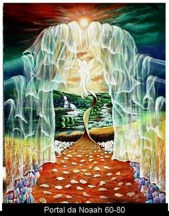 Painting titled "portal da noaah" by Jorgemiguele, Original Artwork, Other