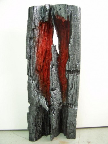 Sculpture titled "unidos para sempre" by Jorgemiguele, Original Artwork, Wood