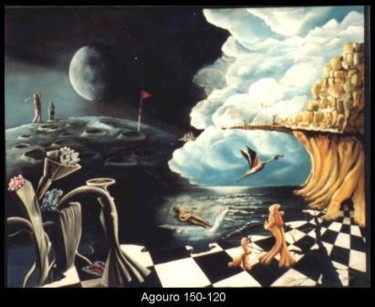 Pintura intitulada "agouro" por Jorgemiguele, Obras de arte originais, Óleo