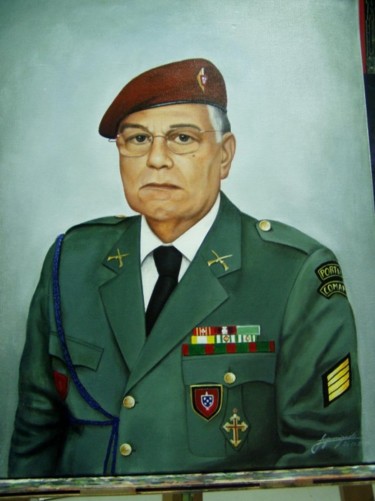 Pintura intitulada "coronel" por Jorgemiguele, Obras de arte originais
