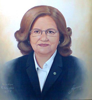 Painting titled "Governadora Rotary…" by Jorgemiguele, Original Artwork, Oil