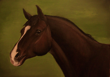 Картина под названием "Valegro Horse Olymp…" - Jorgen Wagner, Подлинное произведение искусства, Масло