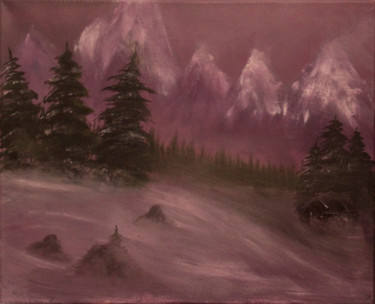 Картина под названием "Blizzard" - Jorgen Wagner, Подлинное произведение искусства, Масло