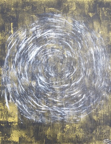 White and black circles II Painting titled "White and black cir…" by Jorge Oliveira, Original Art, Acrylic