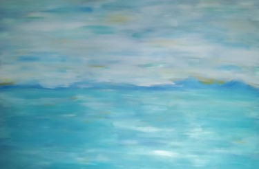 Painting titled "Sea of colors II" by Jorge Oliveira, Original Artwork, Acrylic