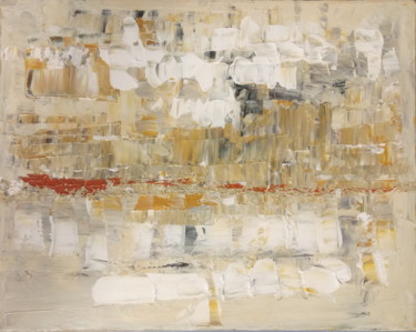 Peinture intitulée "D'ambre et d'ocre" par Georges Allin (JorJ), Œuvre d'art originale, Acrylique