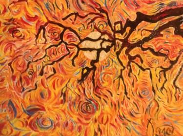 Painting titled ""Branches"" by François Jornod, Original Artwork, Acrylic