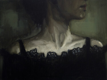 Painting titled "Hals" by Jos Eijken, Original Artwork, Oil
