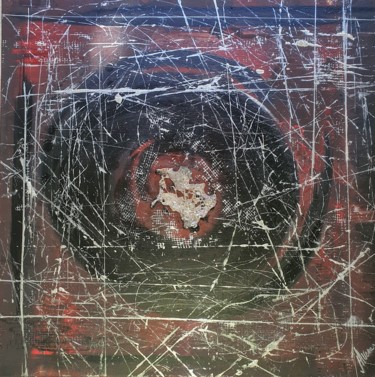 Pittura intitolato ""l'intru"" da Josica Avena, Opera d'arte originale, Acrilico