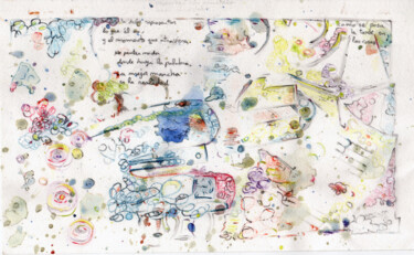 Dessin intitulée "abstract-jun19" par Jose Antonio Cerqueiro Otero, Œuvre d'art originale, Crayon