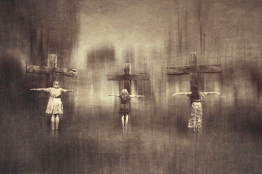 Fotografia zatytułowany „Tres Cruces” autorstwa José Antonio Muñoz, Oryginalna praca, Fotografia cyfrowa