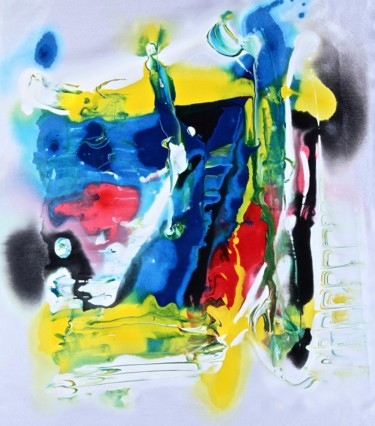 Peinture intitulée "SOUS-MARINE" par José Bosch, Œuvre d'art originale, Acrylique