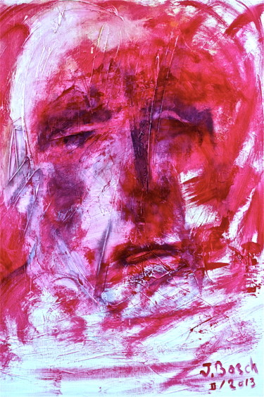 Painting titled "L'ATTENTE" by José Bosch, Original Artwork, Acrylic