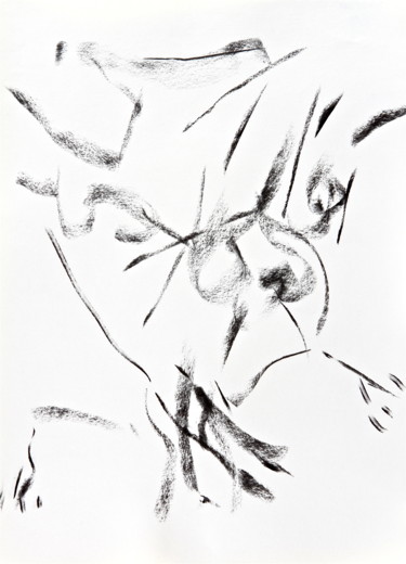 Dessin intitulée "tableau-n-23-fusain…" par José Bosch, Œuvre d'art originale, Fusain