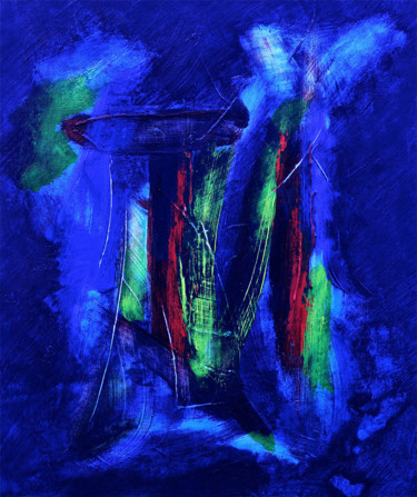Pintura intitulada "abyssale" por José Bosch, Obras de arte originais, Acrílico